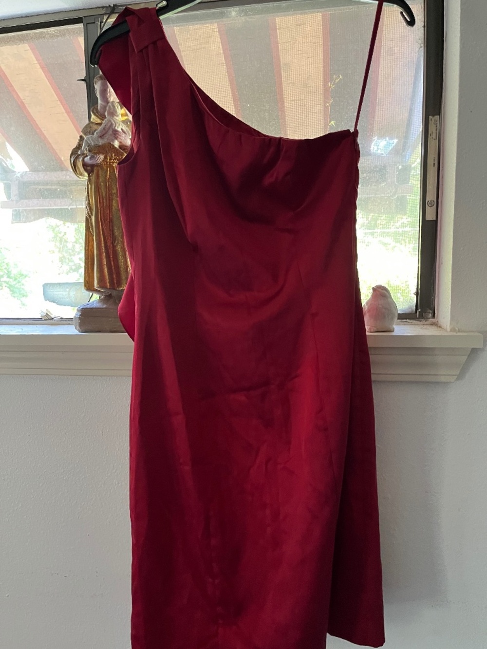 Red formal dress